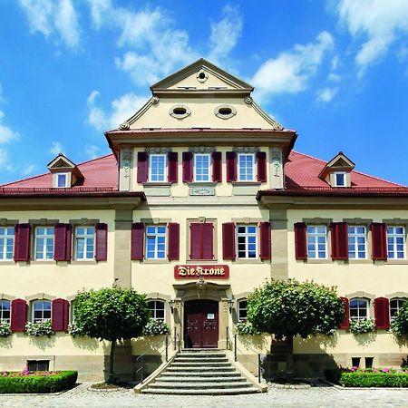 Gasthof Die Krone ชเวบิชฮัลล์ ภายนอก รูปภาพ